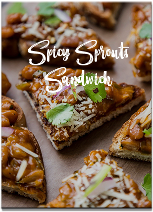 Spicy Sprouts Sandwich